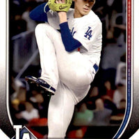 Los Angeles Dodgers 2025 Bowman Series 16 Card Team Set made by Topps Featuring Yoshinobu Yamamoto, Shohei Ohtani, Freddie Freeman, Mookie Betts, Rookies and Prospect Cards