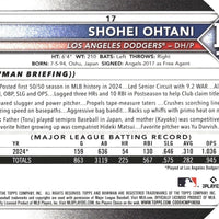 Los Angeles Dodgers 2025 Bowman Series 16 Card Team Set made by Topps Featuring Yoshinobu Yamamoto, Shohei Ohtani, Freddie Freeman, Mookie Betts, Rookies and Prospect Cards