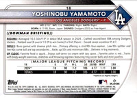 Los Angeles Dodgers 2025 Bowman Series 16 Card Team Set made by Topps Featuring Yoshinobu Yamamoto, Shohei Ohtani, Freddie Freeman, Mookie Betts, Rookies and Prospect Cards
