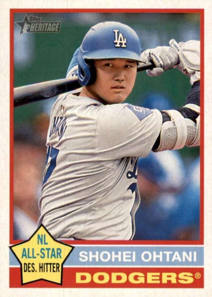 Shohei Ohtani 2025 Topps Heritage Baseball Series NL All Star Mint Card #148