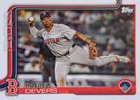 Boston Red Sox 2025 Topps Factory Sealed 17 Card Team Set Featuring Ceddanne Rafaela, Jarren Duran and Trevor Story with 2 Rookie Cards Plus
