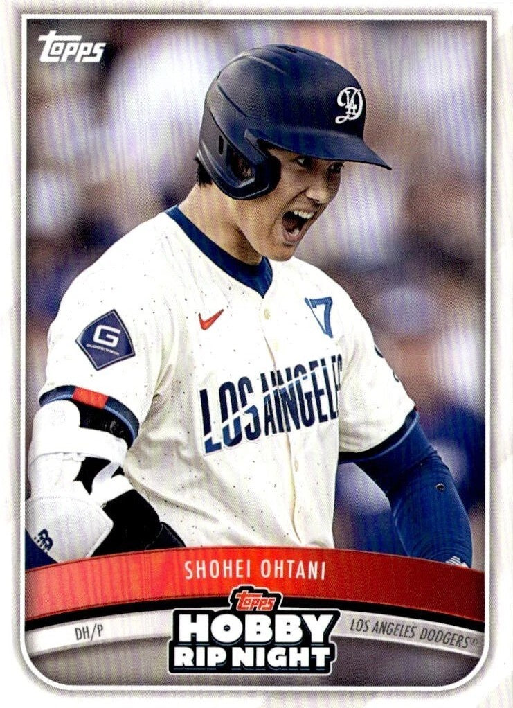 Shohei Ohtani 2025 Topps Hobby Rip Night Series Mint Card #1