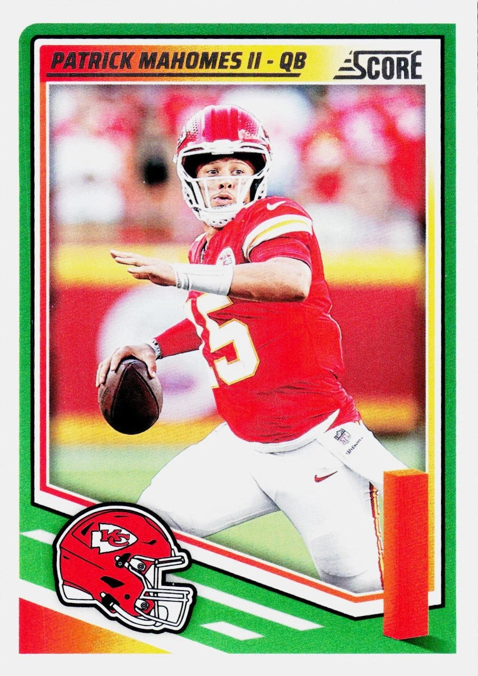 Patrick Mahomes 2025 Panini Score Series Mint Card #100