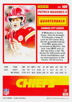 Patrick Mahomes 2025 Panini Score Series Mint Card #100
