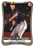 Milwaukee Brewers 2026 Bowman Series 13 Card Team Set made by Topps Featuring Jacob Misiorowski Rookie Card and Jackson Chourio Plus 10 Top Prospect Cards including Jesus Made and Luis Pena
