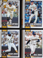 Milwaukee Brewers 2026 Topps Complete Mint Hand Collated 23 Card Team Set Featuring Rookie Cards of Jacob Misiorowski, Anthony Seigler and Brandon Sproat
