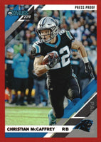 Christian McCaffrey 2019 Donruss Press Proof Red Series Mint Card #42
