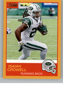 Isaiah Crowell 2019 Score GOLD Series Mint Card #153