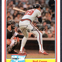 Rod Carew 1984 Topps Drake's Big Hitters Series Mint Card #5
