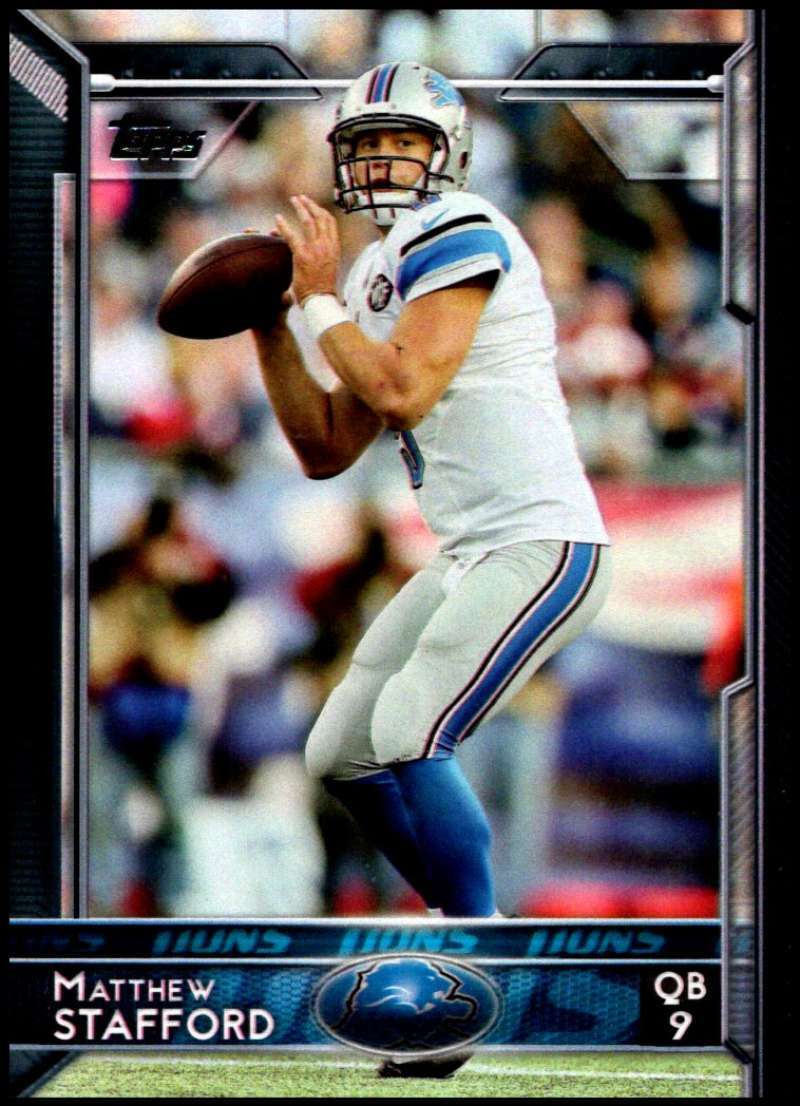 Matthew Stafford 2015 Topps Series Mint Card #90