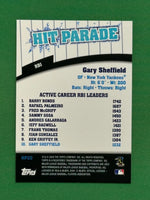 Gary Sheffield 2004 Topps Hit Parade Series Mint Card #HP20

