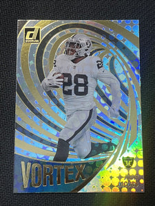 Josh Jacobs 2022 Donruss Vortex Series Mint Insert Card #VTX-11