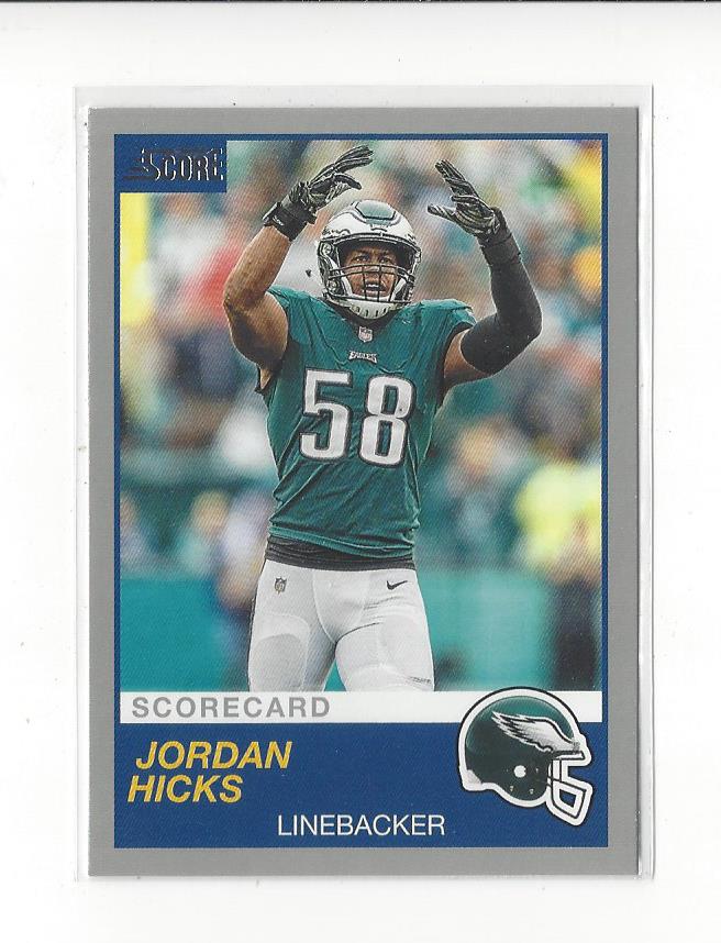 Jordan Hicks 2019 Panini Score SCORECARD Series Mint Card #184