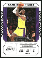 LeBron James 2022 2023 Panini Contenders Game Night Ticket Series Mint Card #21
