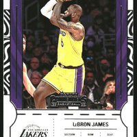 LeBron James 2022 2023 Panini Contenders Game Night Ticket Series Mint Card #21