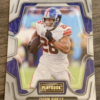 Saquon Barkley 2022 Panini Playbook Series Mint Card #93