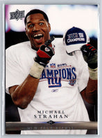 Michael Strahan 2008 Upper Deck Series Mint Card #124
