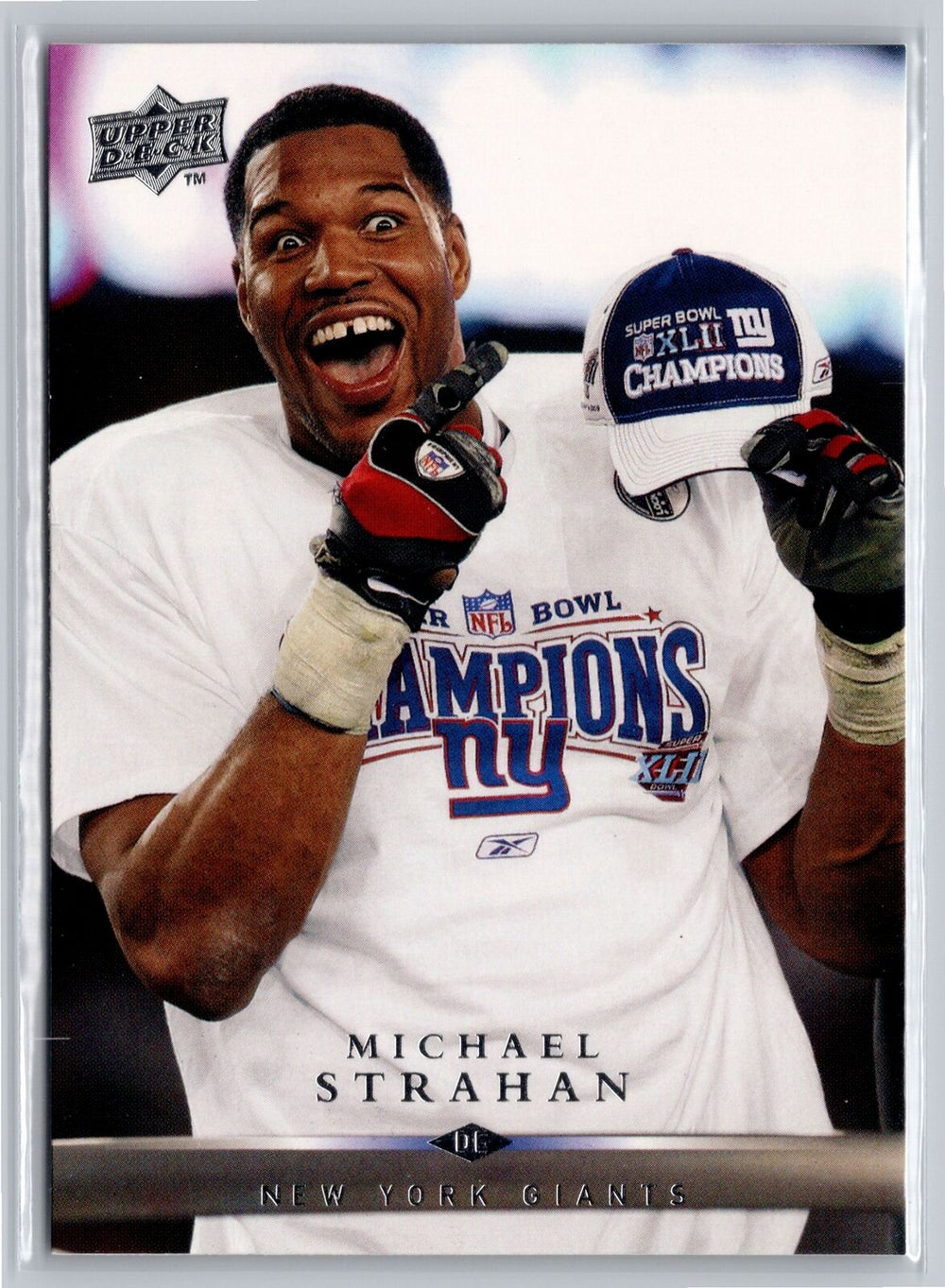 Michael Strahan 2008 Upper Deck Series Mint Card #124