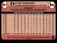 David Wright 2023 Topps 35th Anniversary Series Mint Card #89B2-15
