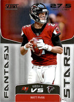 Matt Ryan 2019 Score Fantasy Stars Series Mint Card #FS-4
