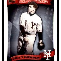Christy Mathewson 2010 Topps Peak Performance Series Mint Card #PP-10