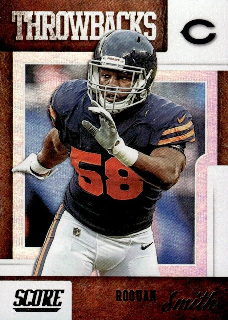 Roquan Smith 2019 Score Throwbacks Series Mint Card #T-6