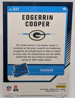 Edgerrin Cooper 2024 Panini Donruss Optic Rated Rookie Silver Holo Series Mint Card #231
