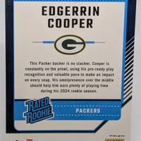 Edgerrin Cooper 2024 Panini Donruss Optic Rated Rookie Silver Holo Series Mint Card #231