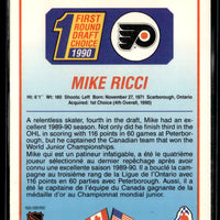 Mike Ricci 1990 1991 Score Card #433