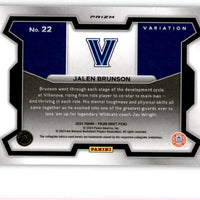 Jalen Brunson 2024 Panini Prizm Draft Picks Purple Wave Variation Series Mint Card #22