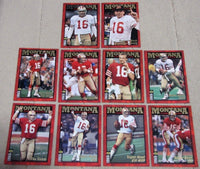 Joe Montana 1995 Upper Deck Chronicles Collectors Choice Complete Set
