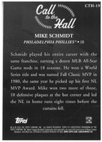 Mike Schmidt 2025 Topps Call to the Hall Series Mint Card #CTH-19
