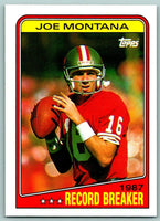 Joe Montana 1988 Topps Series Mint Card #4
