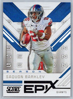 Saquon Barkley 2019 Score Epix Season Series Mint Card #ES-8
