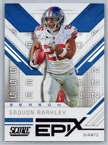 Saquon Barkley 2019 Score Epix Season Series Mint Card #ES-8