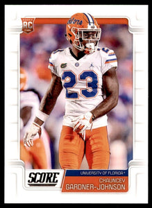 Chauncey Gardner-Johnson 2019 Panini Score Series Mint Rookie Card #425