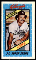 Dave Lopes 1980 Kellogg's Cereal 3D Mint Card #29

