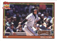 Will Clark 1991 O-Pee-Chee Series Mint Card #500
