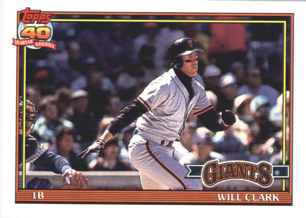 Will Clark 1991 O-Pee-Chee Series Mint Card #500