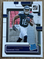 Treylon Burks 2022 Panini Donruss Series Mint Card #312
