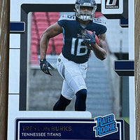 Treylon Burks 2022 Panini Donruss Series Mint Card #312