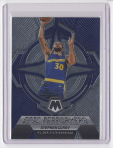 Stephen Curry 2022 2023 Panini Mosaic Epic Performers Mint Card #1