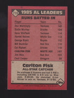 Carlton Fisk 1986 Topps All Star Series Mint Card #719
