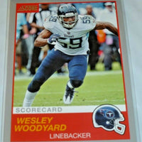 Wesley Woodyard 2019 Panini Score SCORECARD Series Mint Card #76