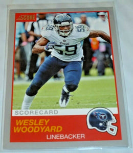 Wesley Woodyard 2019 Panini Score SCORECARD Series Mint Card #76