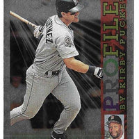 Edgar Martinez 1996 Topps Profiles Series Mint Card  #AL-16