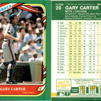 Gary Carter 1987 Fleer Star Sticker Series Mint Card #20