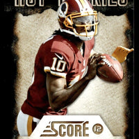 Robert Griffin 2012 Score Hot Rookies Series Mint Rookie Card #2