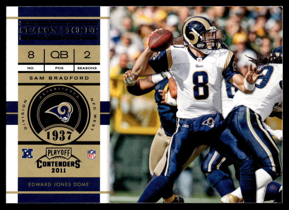 Sam Bradford 2011 Playoff Contenders Mint Card #99