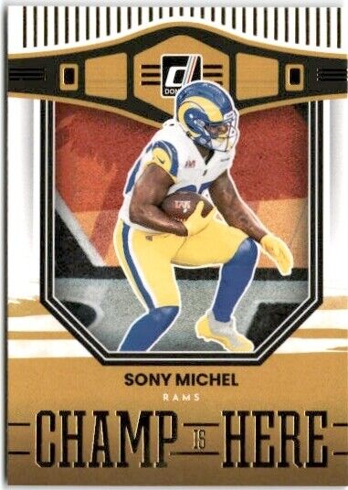 Sony Michel 2023 Panini Donruss Champ is Here Card #CIH-14